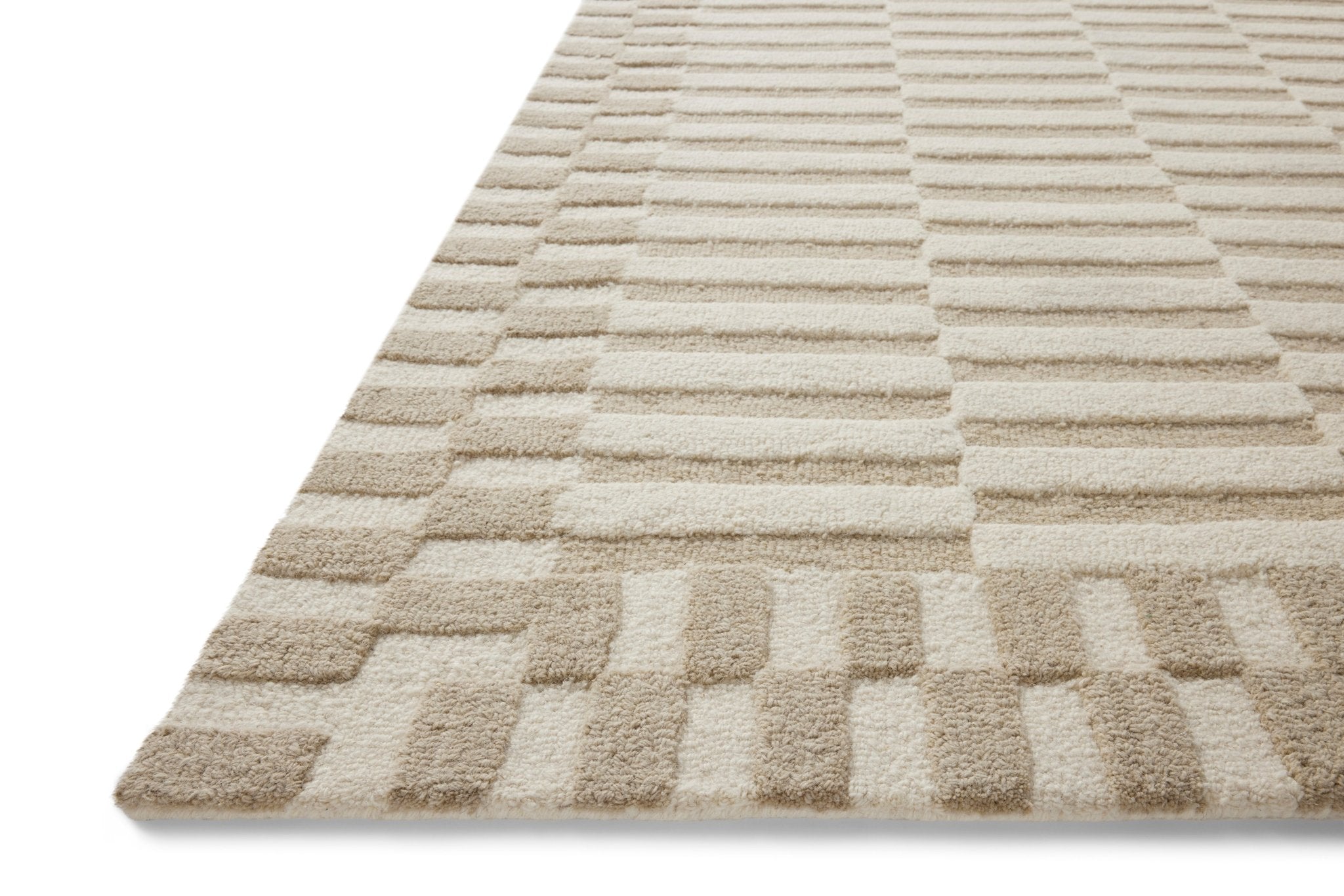 Chris Loves Julia x Loloi Bradley Ivory / Beige Rug