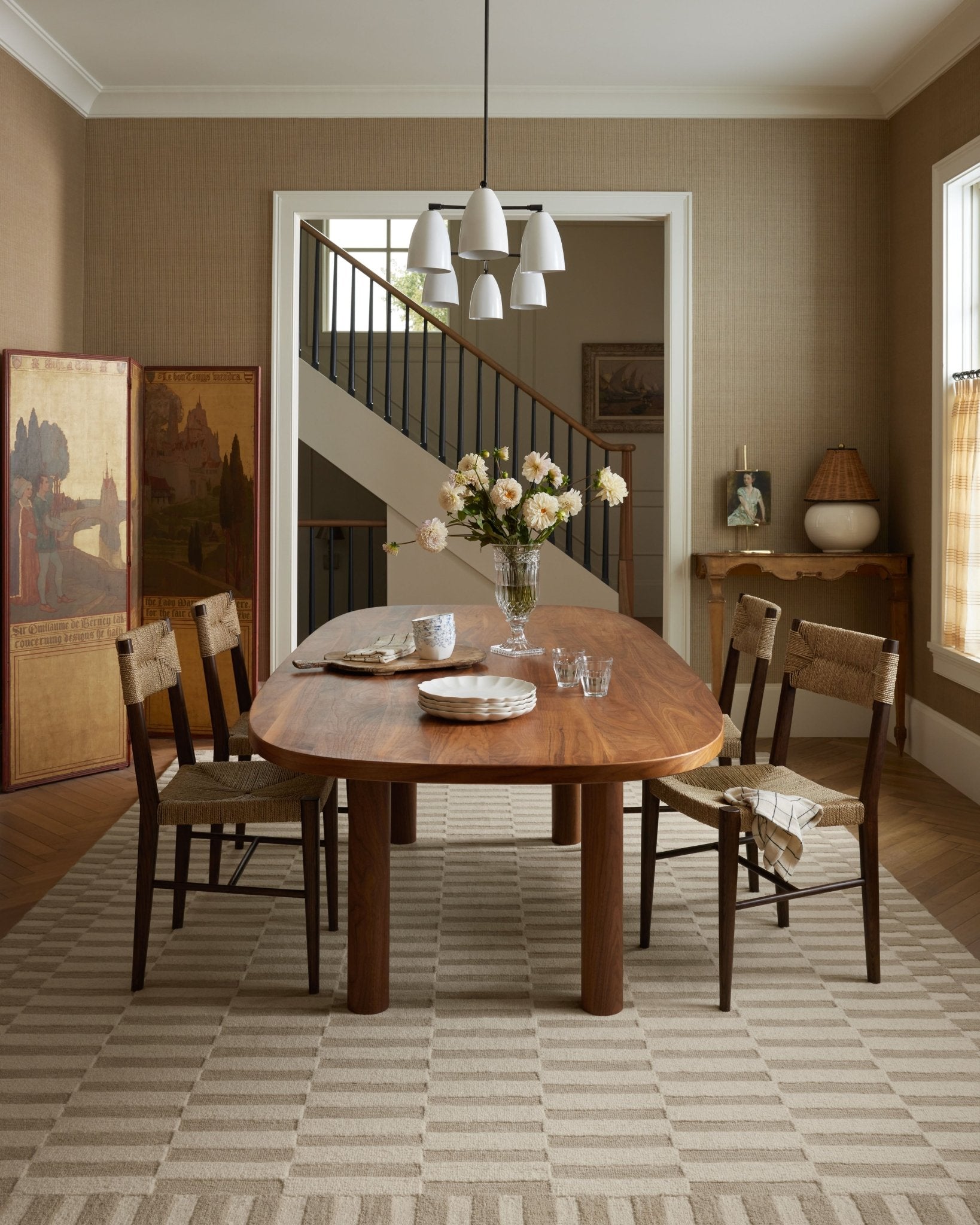 Chris Loves Julia x Loloi Bradley Ivory / Beige Rug