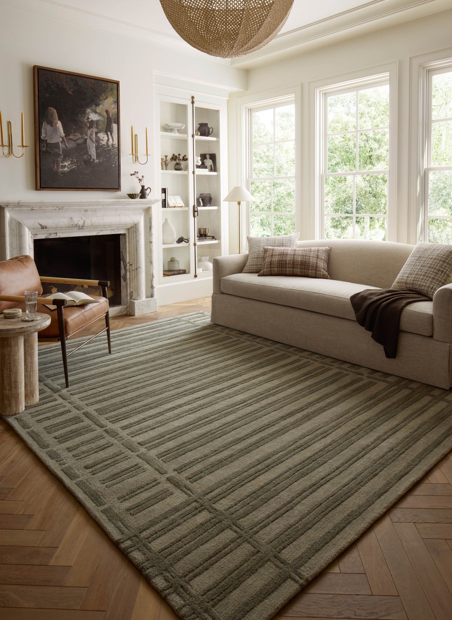 Chris Loves Julia x Loloi Bradley Sage / Olive Rug