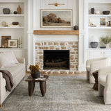 Chris Loves Julia x Loloi Jules Emerald / Antique Ivory Rug