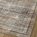 Chris Loves Julia x Loloi Jules Ink / Terracotta Rug