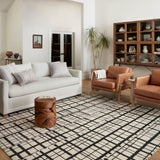 Chris Loves Julia x Loloi Polly Black / Ivory Rug