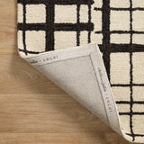 Chris Loves Julia x Loloi Polly Black / Ivory Rug