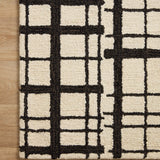 Chris Loves Julia x Loloi Polly Black / Ivory Rug