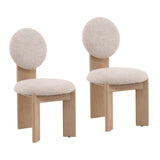 Elena Dining Chair Set of 2 Cream