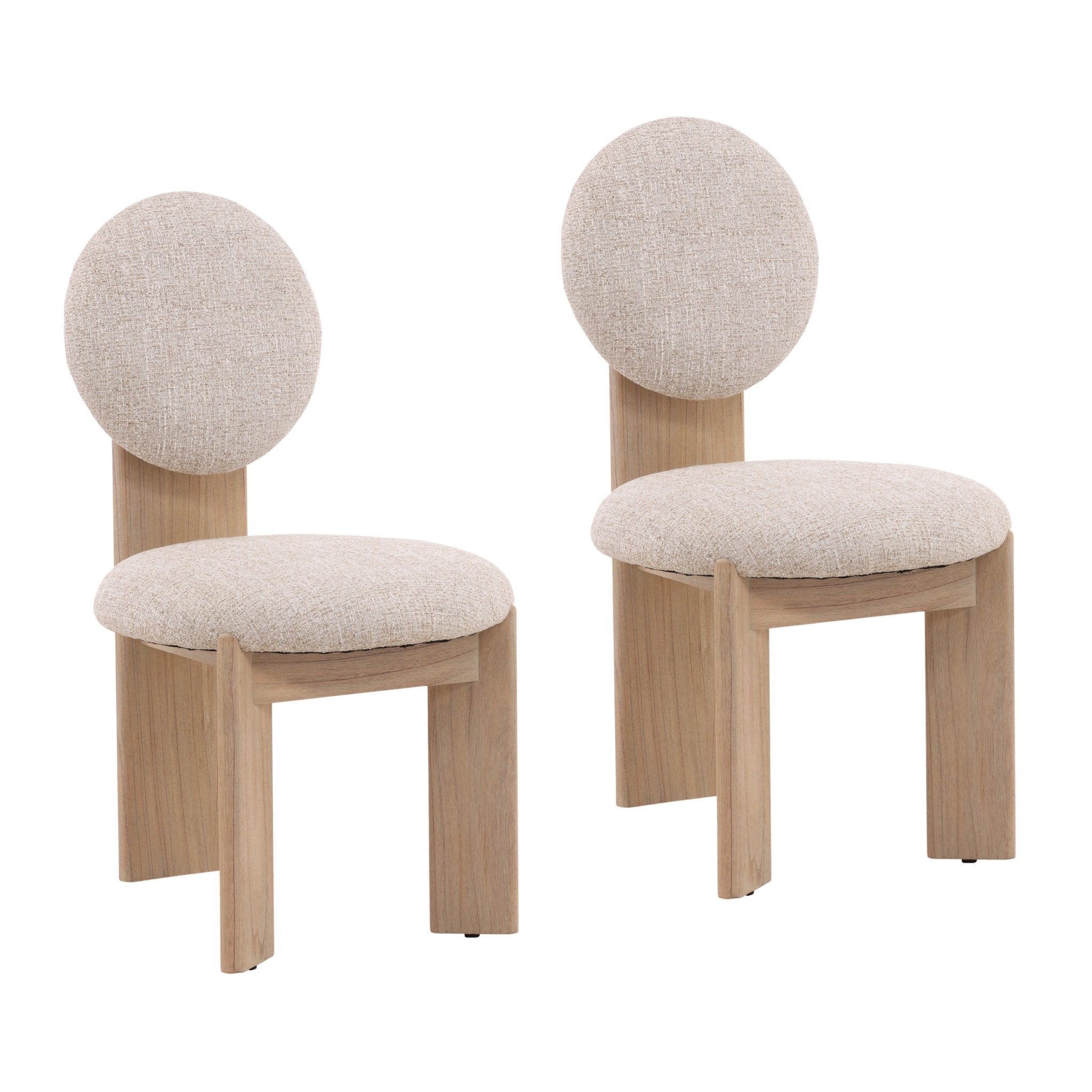 Elena Dining Chair Set of 2 Cream