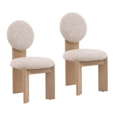 Elena Dining Chair Set of 2 Cream