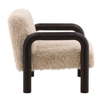 Faire Faux Fur Accent Chair