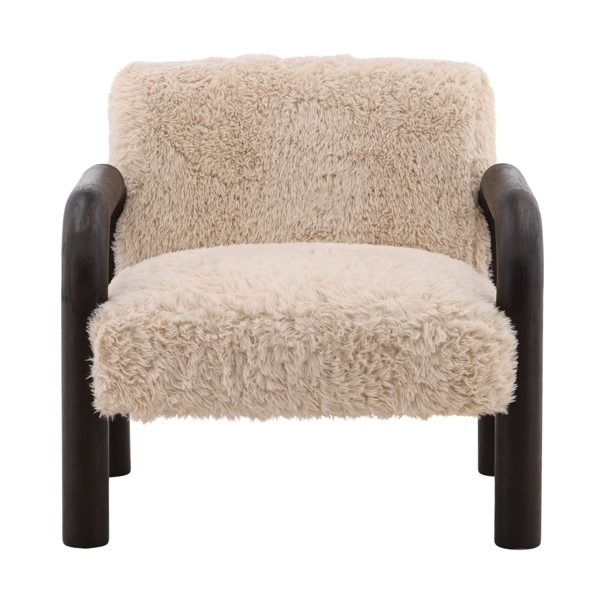 Faire Faux Fur Accent Chair