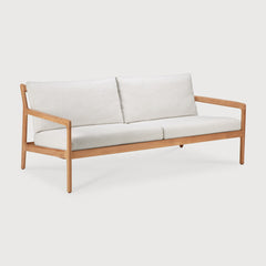 Jack Indoor / Outdoor Teak Loveseat Sofa, Off - White