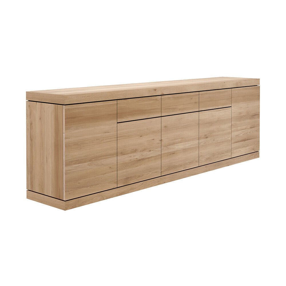 Burger Solid Oak Wood Sideboard / Buffet Cabinet