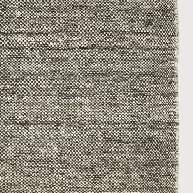 Checked 100% Wool Kilim Rug