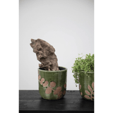 Terracotta Planter in Foliage Print, 2 Styles