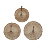 Hand - Woven Seagrass Storage Baskets, Set of 3