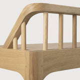 Spindle Oak Wood Dining / Entryway Bench