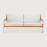 Jack Indoor / Outdoor Teak Loveseat Sofa, Off - White