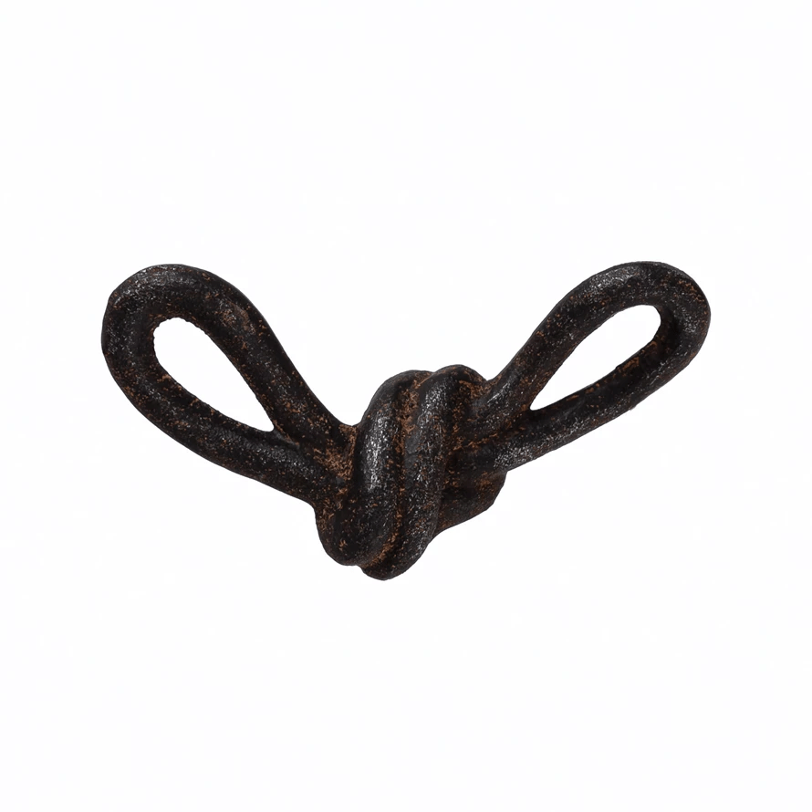 Cast Iron Black Knot Décor