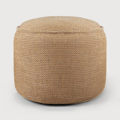 Donut Indoor / Outdoor Pouf Footstool, Marsala