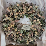 Natural Dried Floral Wreath (2 Colors)