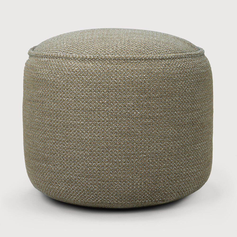 Donut Indoor / Outdoor Pouf Footstool, Mocha