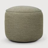 Donut Indoor / Outdoor Pouf Footstool, Mocha