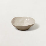 Rugueux Stoneware Side Bowl, Pearl