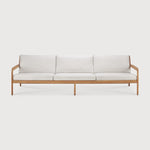 Jack Indoor / Outdoor Teak Sofa, 3 - Seater, Off - White