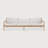 Jack Indoor / Outdoor Teak Sofa, 3 - Seater, Off - White