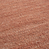 Terracotta Nomad kilim rug