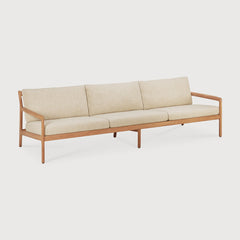 Jack Indoor / Outdoor Teak Sofa, 3 - Seater, Natural