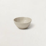 Rugueux Stoneware Dessert Bowl, Pearl