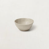 Rugueux Stoneware Dessert Bowl, Pearl