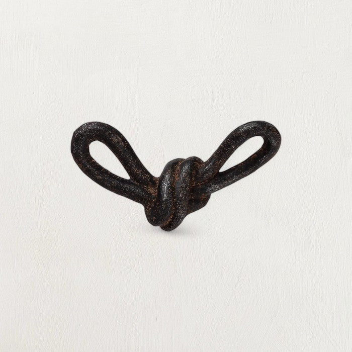 Cast Iron Black Knot Décor