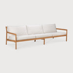 Jack Indoor / Outdoor Teak Sofa, 3 - Seater, Off - White