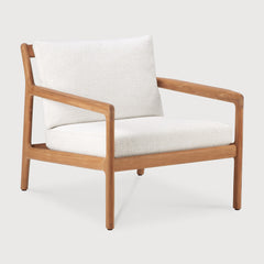 Jack Indoor / Outdoor Teak Lounge Chair, Off - White