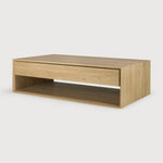 Nordic Oak Coffee Table with Drawer