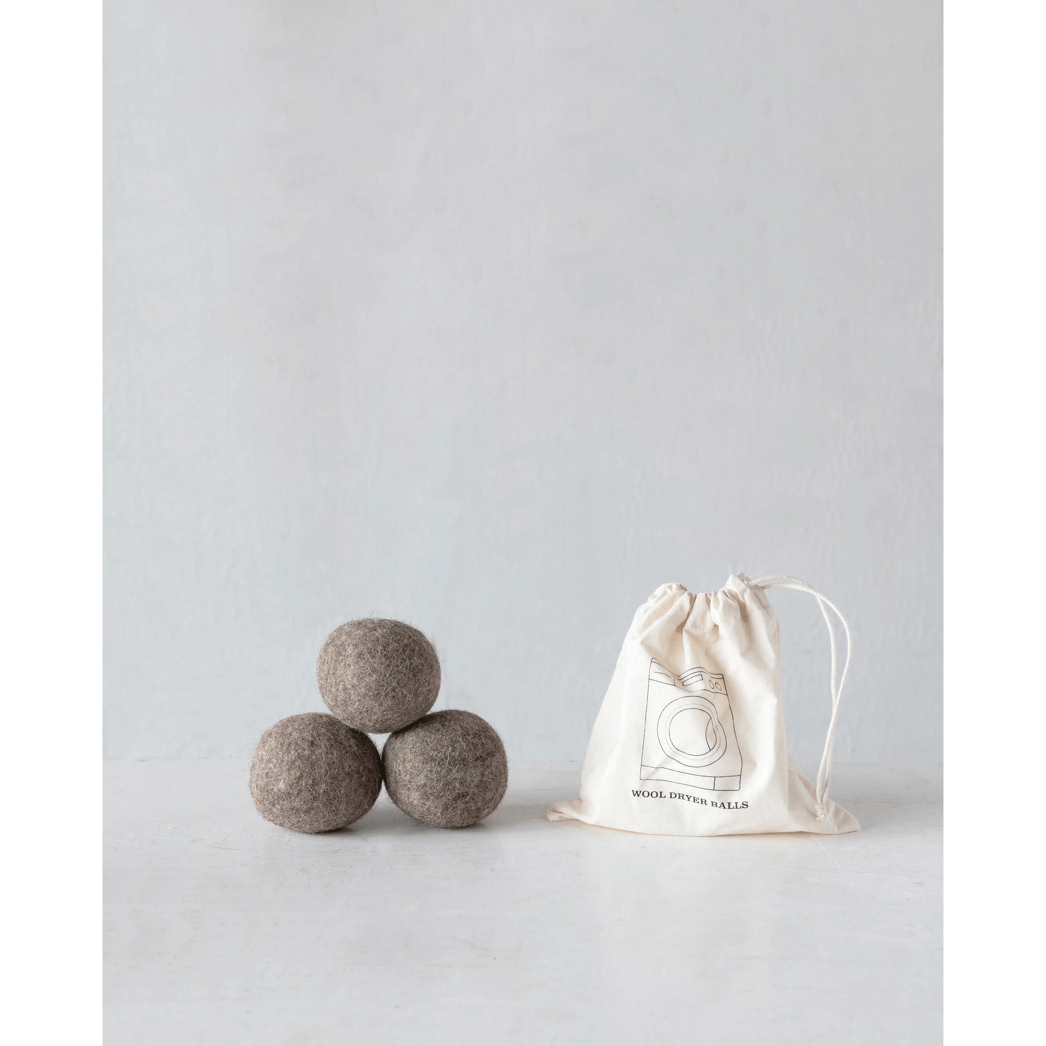 Wool Felt Dryer Balls, Set of 3