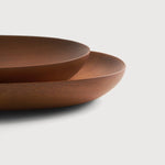 Thin Mahogany Wood Oval Boards Set