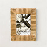 Hand - Woven Rattan 4x6 Picture Frame