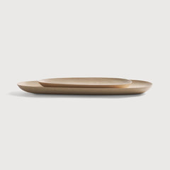 Thin Sycamore Wood Oval Boards Set