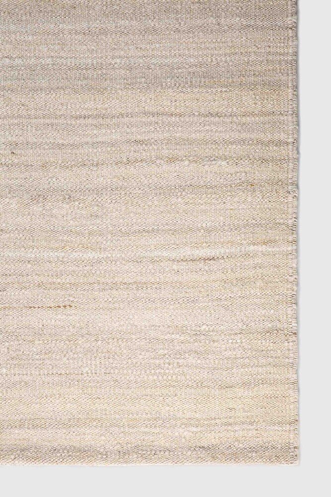 Nomad 100% Wool Kilim Rug, Sand