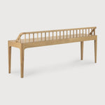 Spindle Oak Wood Dining / Entryway Bench