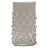 Hobnail Clear 12oz Drinking Glass