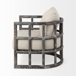 Lara Windowpane Accent Chair