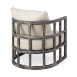 Lara Windowpane Accent Chair