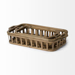 Laurel Wooden Nesting Tray Baskets, Set of 2