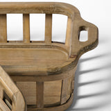 Laurel Wooden Nesting Tray Baskets, Set of 2