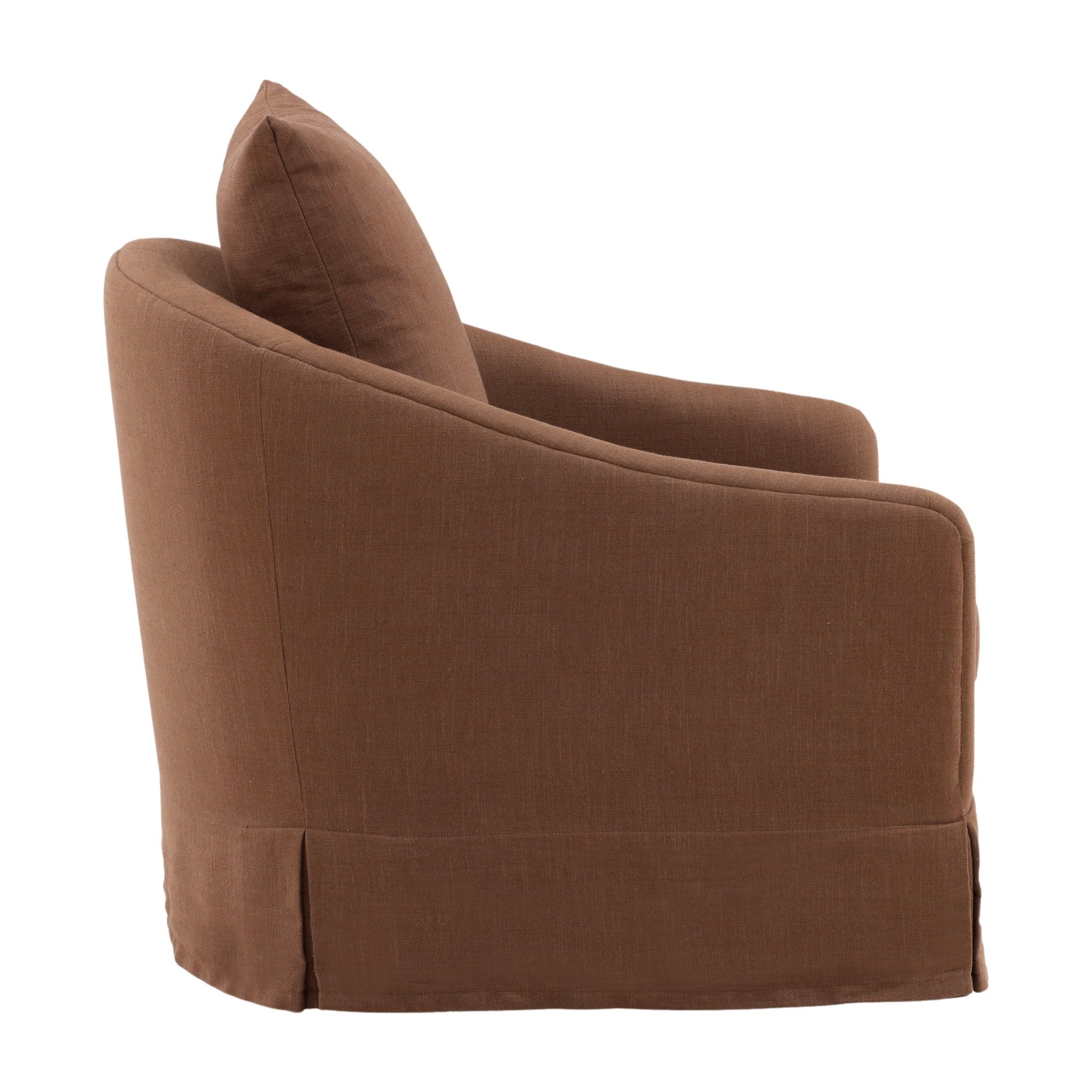 Lina Swivel Chair Coffee