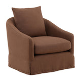 Lina Swivel Chair Coffee