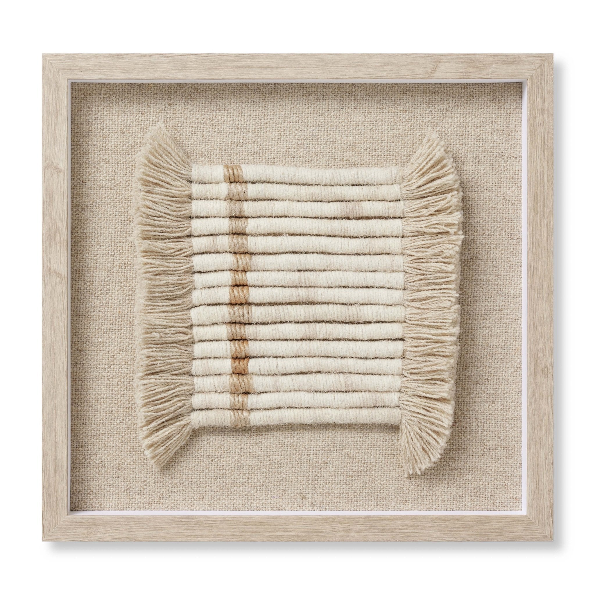 Loloi All Coiled Up Ivory / Natural Wall Art